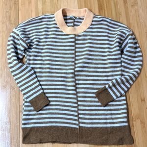 🍂 BOGO Madewell cozy striped sweater